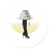 Leg lamp stickers