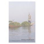 Leg Rower on Inle Lake Personalized Stationery