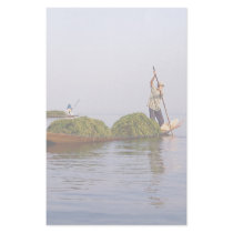Leg Rower on Inle Lake Stationery
