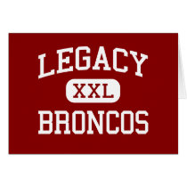 Legacy - Broncos - High School - Mansfield Texas cards
