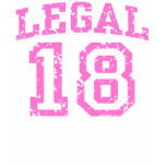 Legal 18 t-shirts