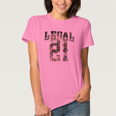 Legal 21 funny birthday t-shirts