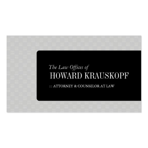Legal Business Cards (front side)