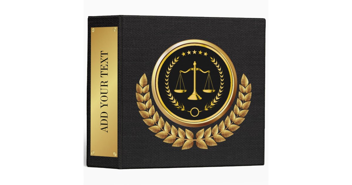 Legal / Law / Attorney Binder 2 Zazzle