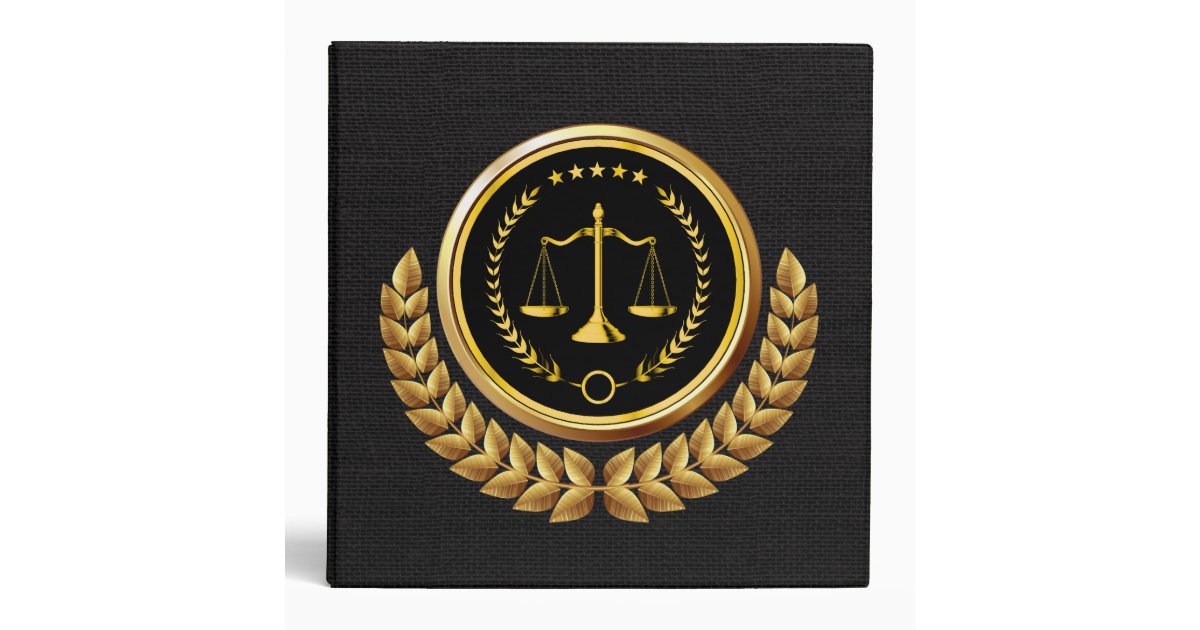 Legal / Law / Attorney Binder 2 Zazzle