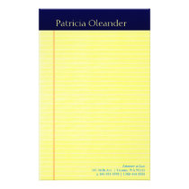 Legal Pad stationery