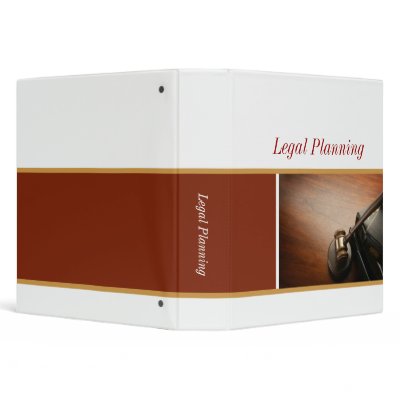 Legal Planning Vinyl Binder