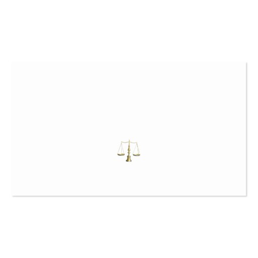 Legal Scales Business Card