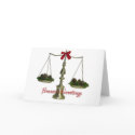 Legal Scales Season's Greetings Card by Firecrackinmama Legal Scales Season's Greetings Card