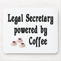 Legal Secretary Mousepad by lawyertshirts Legal Secretary Mousepad