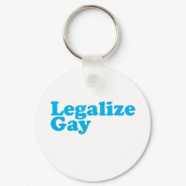 Legalize gay baby blue keychains