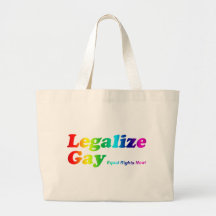 Legalize Gay Canvas Bags