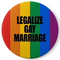 LEGALIZE GAY MARRIAGE buttons