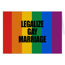 LEGALIZE GAY MARRIAGE cards