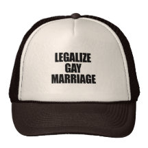 LEGALIZE GAY MARRIAGE HAT