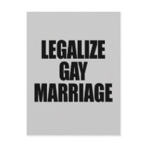 LEGALIZE GAY MARRIAGE postcards by gay_pride LEGALIZE GAY MARRIAGE postcards