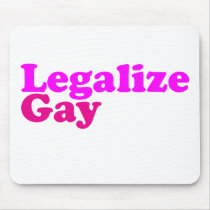 legalize gay pink magenta mousepads