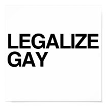 LEGALIZE GAY -.png Poster