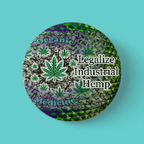 Legalize Industrial Hemp Button buttons