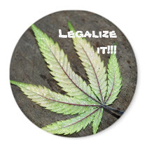Legalize It-CircleMagnet by lucidartz Legalize It-CircleMagnet