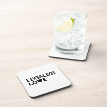 LEGALIZE LOVE.png Coasters