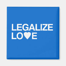 LEGALIZE LOVE REFRIGERATOR MAGNETS