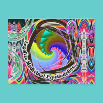 Legalize Medicinal Psychedelics Postcard postcards