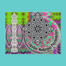 Legalize Medicinal Psychedelics Postcard postcards