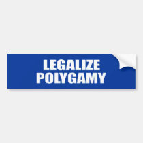 LEGALIZE POLYGAMY - .png bumper stickers