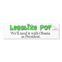Legalize Pot bumper stickers by leftisntright Legalize Pot bumper stickers