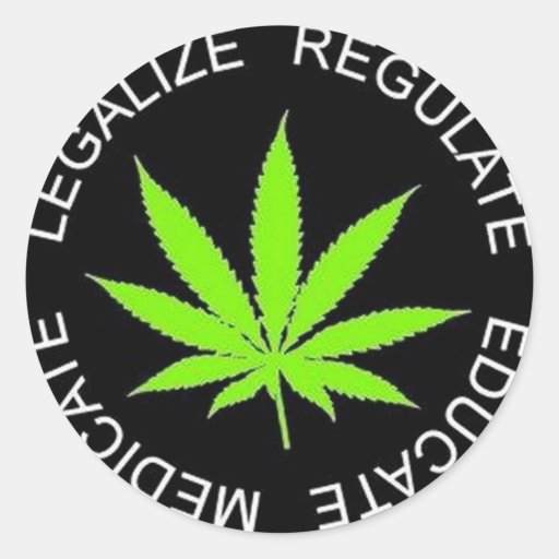 legalize regulate educate medicate sticker