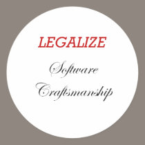 Legalize Software Craftsmanship stickers