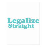 Legalize straight blue post cards