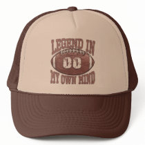 Legend in My Own Mind 00 Football Gear Hats