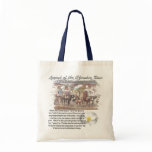 Legend of the Cherokee Rose Tote Bags