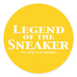 Legend of the Sneaker Gifts Round Stickers