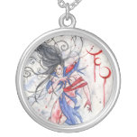 Legend Of The Three Moons Gothic Round Necklace