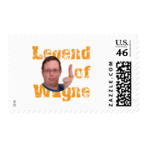 Legend of Wayne Thumbs Up Portrait Postage Stamps
