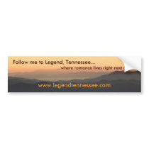 Legend, Tennessee Bumper Sticker II bumper stickers