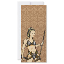 Legendary Amazon Women Customized Rack Card