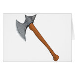 Legendary battle axe greeting card