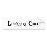 Legendary Chief Sticker Bumper Stickers