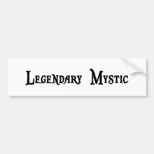 Legendary Mystic Sticker Bumper Sticker