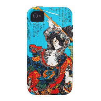 Legendary Suikoden Hero Warrior Jo Kuniyoshi art iPhone 4/4S Cases