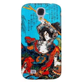 Legendary Suikoden Hero Warrior Jo Kuniyoshi art Samsung Galaxy S4 Cover