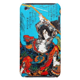 Legendary Suikoden Hero Warrior Jo Kuniyoshi art Barely There iPod Cases