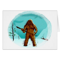 Legendary Yeti Bigfoot Big Foot Gifts Customize Cards