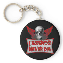 Legends Never Die Keychains