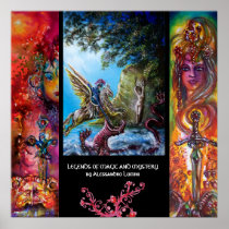 LEGENDS OF MAGIC AND MYSTERY 4 POSTERS