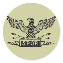 Legion Eagle Round Sticker